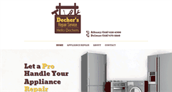 Desktop Screenshot of dechersrepairservice.com